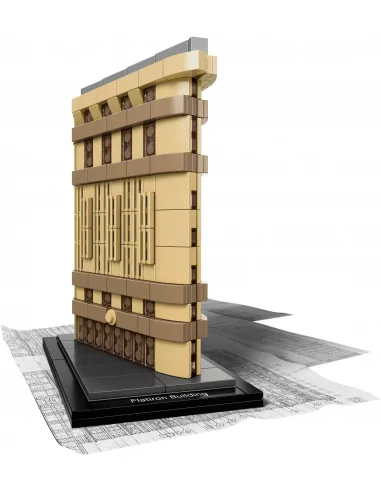 LEGO Architecture, Budynek Flatiron Nowy York, zestaw klocków, 21023