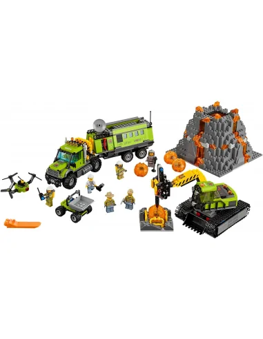 LEGO City, Baza badaczy wulkanów, zestaw klocków, 60124