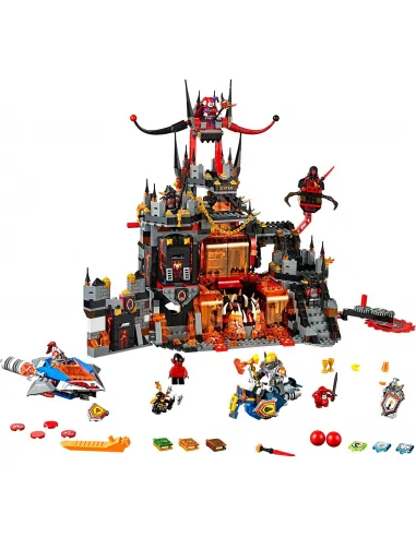 LEGO Nexo Knights, Wulkaniczna kryjówka Jestro, zestaw klocków, 70323