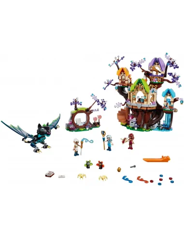 LEGO Elves, Atak nietoperzy na Drzewo Elvenstar, zestaw klocków, 41196