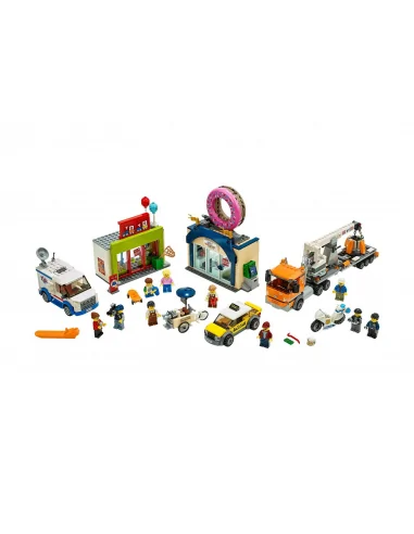 LEGO City, Otwarcie sklepu z pączkami, zestaw klocków, 60233