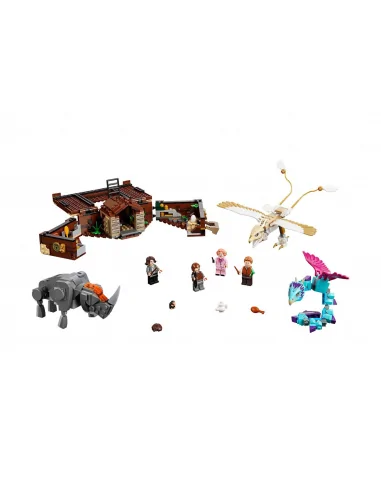LEGO Fantastic Beasts, Walizka Newta z magicznymi stworzeniami, zestaw klocków, 75952