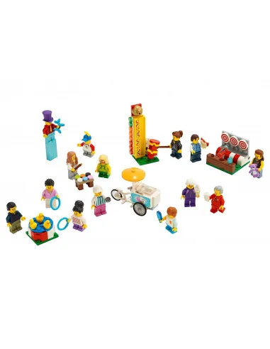 LEGO City, Wesołe miasteczko - zestaw minifigurek, zestaw klocków, 60234