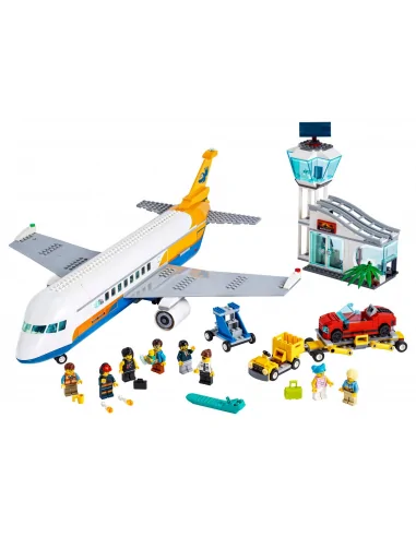 LEGO City, Samolot pasażerski, zestaw klocków, 60262