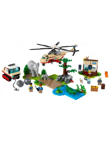 LEGO City, Na ratunek dzikim zwierzętom, zestaw klocków, 60302