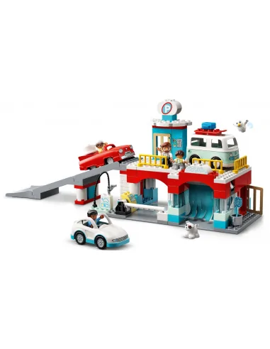 LEGO Duplo, Parking piętrowy i myjnia samochodowa, zestaw klocków, 10948