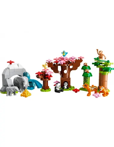 LEGO Duplo, Dzikie zwierzęta Azji, zestaw klocków, 10974