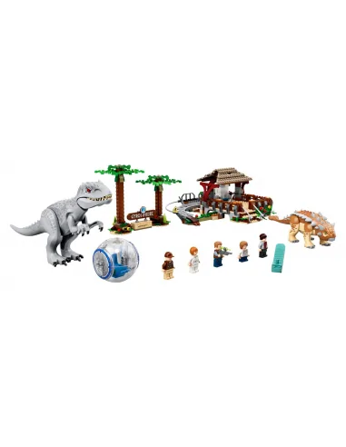 LEGO Jurassic World, Indominus Rex kontra ankylozaur, zestaw klocków, 75941