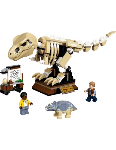 LEGO Jurassic World, Wystawa skamieniałości tyranozaura, zestaw klocków, 76940