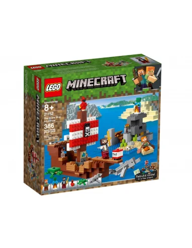 LEGO Minecraft, Przygoda na statku pirackim, zestaw klocków, 21152