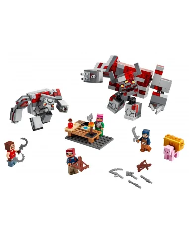 LEGO Minecraft, Bitwa o czerwony kamień, zestaw klocków, 21163