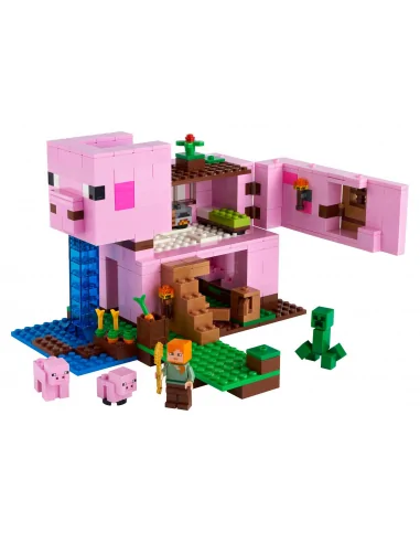 LEGO Minecraft, Dom w kształcie świni, zestaw klocków, 21170