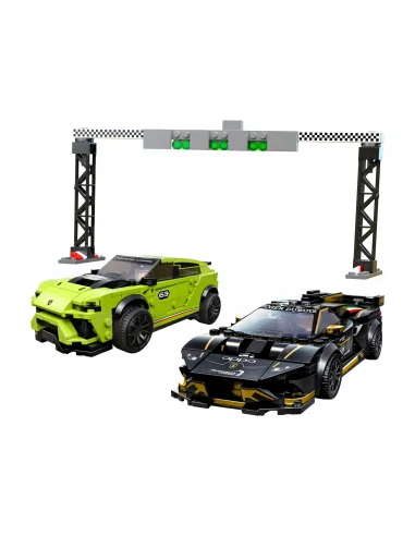 LEGO Speed Champions, Lamborghini Urus ST-X i Lamborghini Huracán Super Trofeo EVO, zestaw klocków, 76899