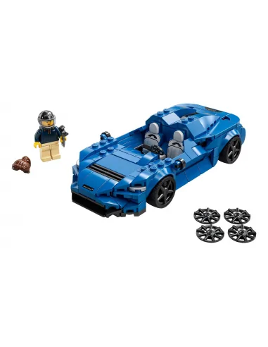LEGO Speed Champions, McLaren Elva, zestaw klocków, 76902