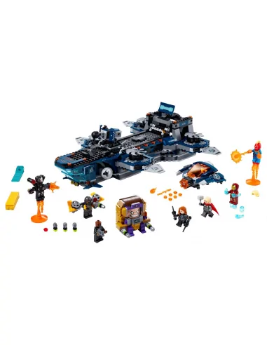 LEGO Super Heroes, Marvel Avengers Lotniskowiec, zestaw klocków, 76153
