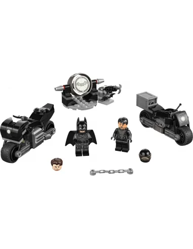 LEGO Super Heroes, DC Motocyklowy pościg Batmana i Seliny Kyle, zestaw klocków, 76179