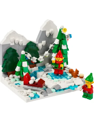 LEGO Seasonal, Zimowe elfy, zestaw klocków, 40564